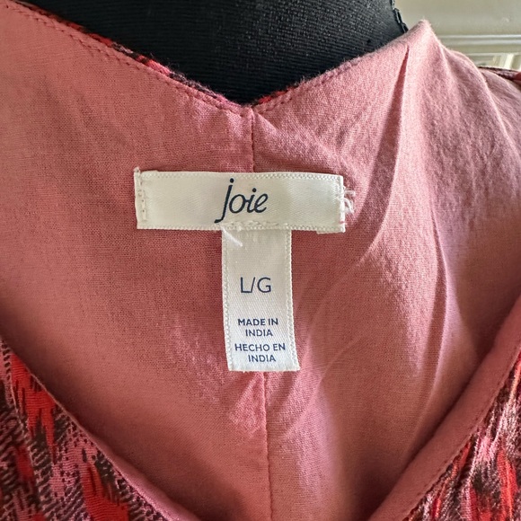 Elegant Red Sleeveless Dress by joie - Picture 8 of 10